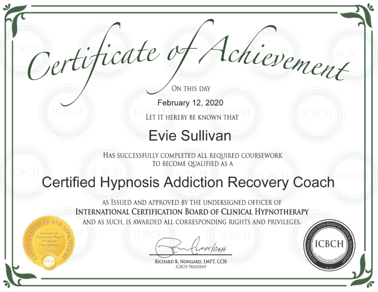 Evie Sullivan, Certified Addiction Coach