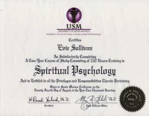 Spiritual Psychology Certificate